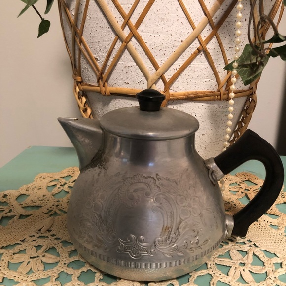 VTG Farmhouse Swan Brand teapot Made in England - Picture 6 of 14